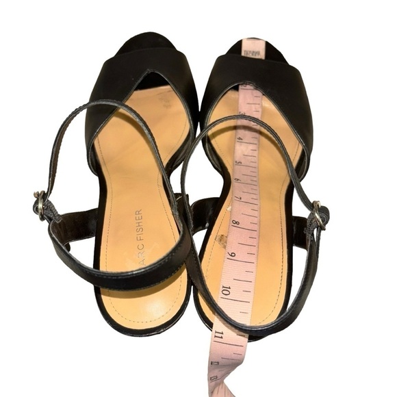 Marc Fisher Black Platform High Heels Women’s 10 Disco Mobwife Goth FairyGoth - Picture 11 of 16